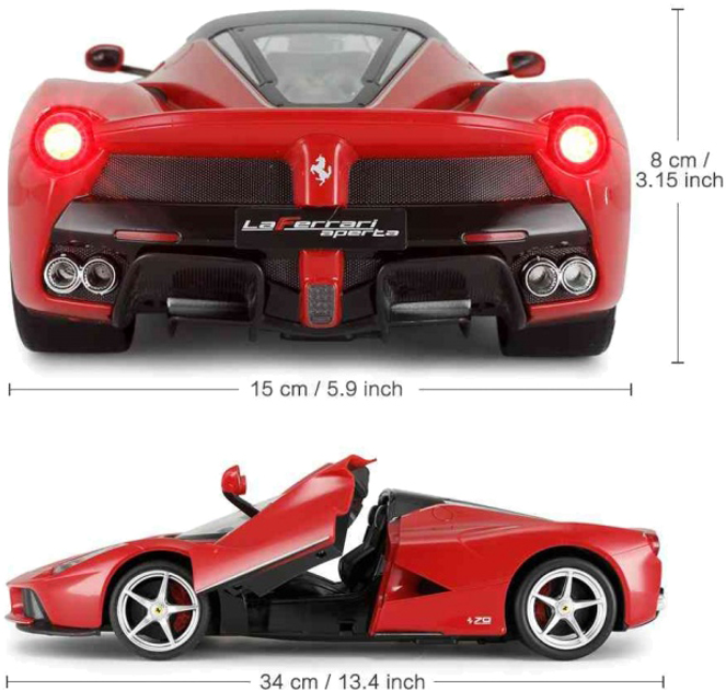 Samochód Rastar Ferrari Aperta 1:14 (6930751313262) - obraz 7