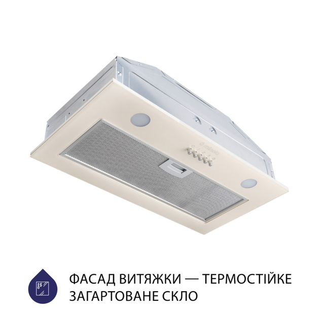 Витяжка повновбудована Minola HBI 5262 IV GLASS 700 LED - зображення 2