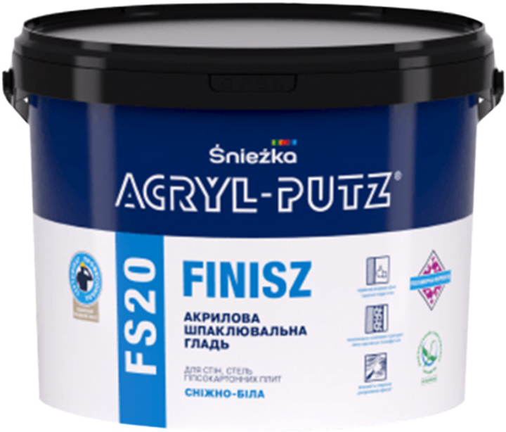 Шпаклевка финишная Sniezka Acryl-Putz Finisz FS20 27 кг (101650) – фото ...