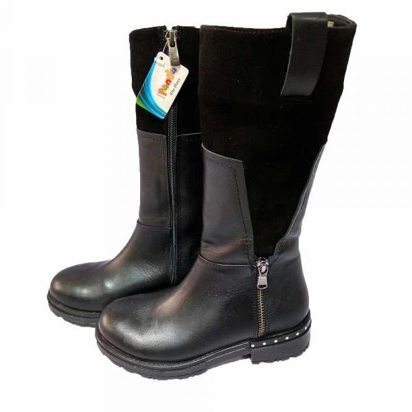 panda☆ Сапоги Panda черные элегантные 179 31 – Оригинальная обувь | ROZETKA