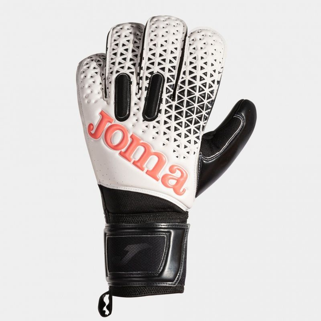 Вратарские перчатки Joma PREMIER бело-черно-коралловые 9 401195.201 ...