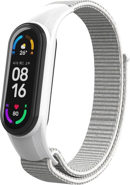 Фото - Ремінець для годинника / браслета ArmorStandart Ремінець  для Xiaomi Mi Band 7/6/5/4 White  (ARM67840)