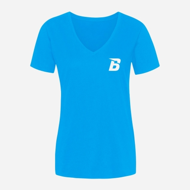Футболка бавовняна коротка жіноча BODYPAK L Бірюзова (1000000000126) - зображення 2