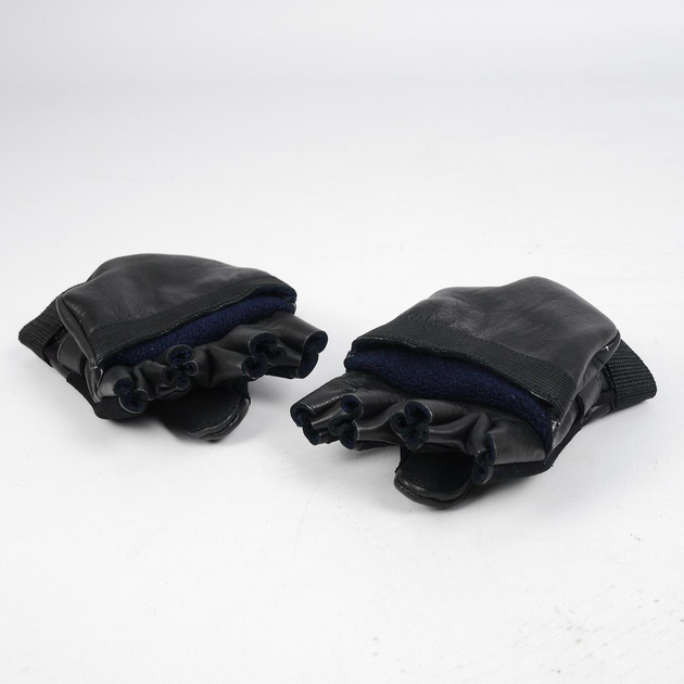 Тактические черные зимние перчатки - изображение 2