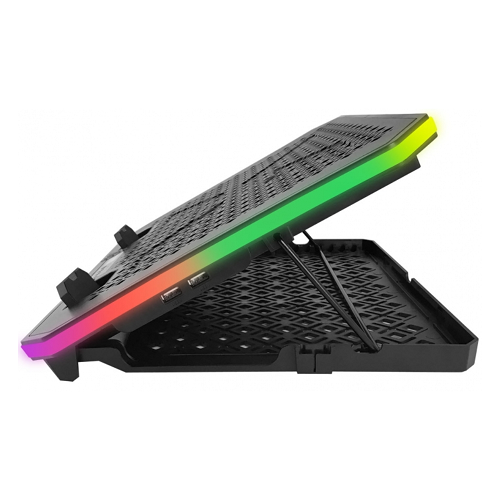 Подставка под ноутбук с RGB подсветкой Esperanza Notebook Cooling Pad EGC109 Galerne - Фото 3 Подставка под ноутбук с RGB подсветкой Esperanza Notebook Cooling Pad EGC109 Galerne - изображение 3
