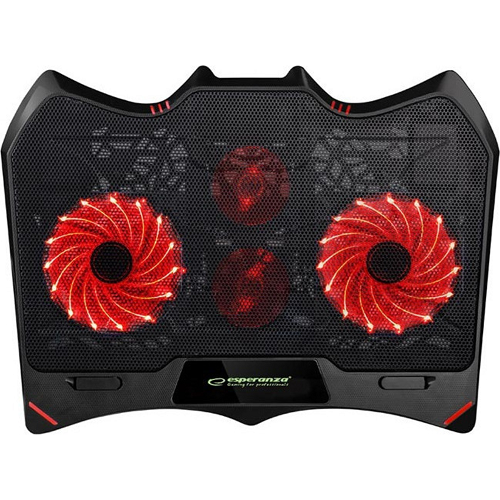 Подставка под ноутбук 17" Esperanza Notebook Cooling Pad EGC102 BURAN 415x305x27мм - Фото 1 Подставка под ноутбук 17" Esperanza Notebook Cooling Pad EGC102 BURAN 415x305x27мм - изображение 1