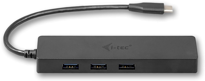 USB-хаб i-Tec Slim USB Type-C 4-in-1 (C31GL3SLIM) - зображення 2