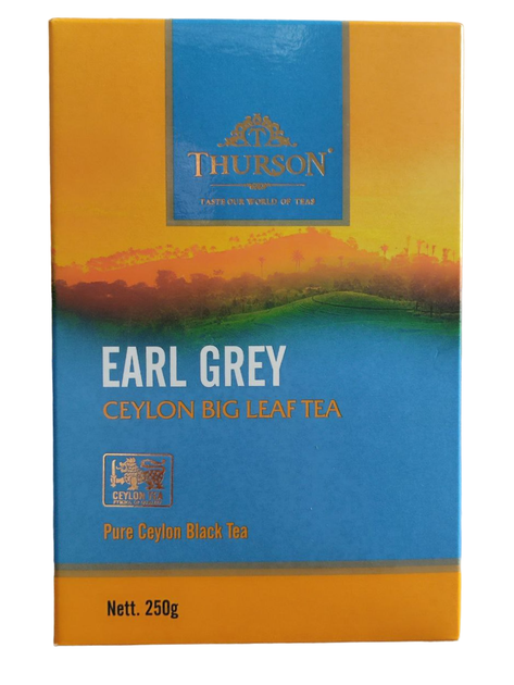 Чай черный крупнолистовой Thurson Earl Grey с бергамотом 250 грамм - Фото 2 Чай черный крупнолистовой Thurson Earl Grey с бергамотом 250 грамм - изображение 2