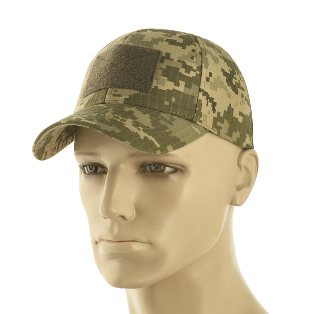 M-Tac бейсболка ріп-стоп ММ14, піксель кепка, чоловіча кепка, бейсболка армійська піксель, кепка тактична - зображення 1