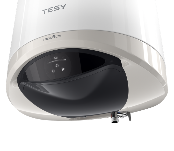 Водонагреватель электрический Tesy Modeco Cloud GCV 1504724D C22 ECW, 150 л, 2.4 кВт, сухой тэн, круглый, электр. упр-ние, Wi-Fi, Болгария, С - изображение 3