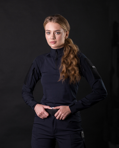 Рубашка тактическая женская BEZET Combat синий - XS - изображение 1