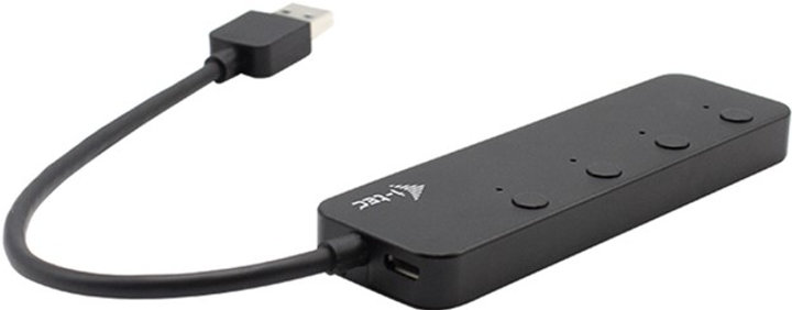 i-Tec Metal USB 3.0 4-w-1 Hub USB On/Off (U3CHARGEHUB4) - obraz 3