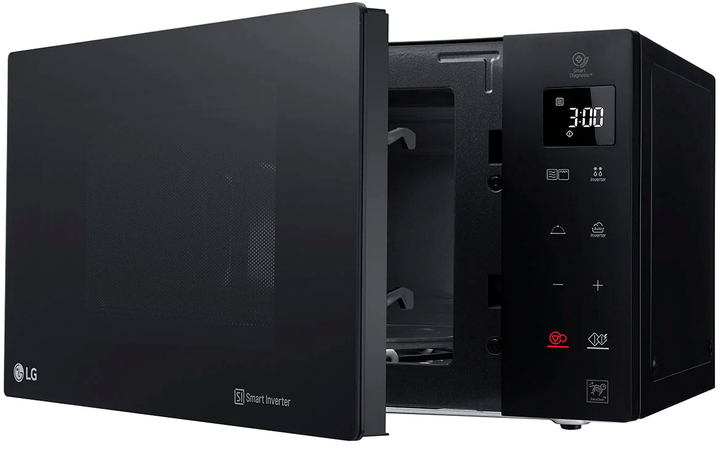 Мікрохвильова піч LG NeoChef MH6535GIS Чорна - зображення 4