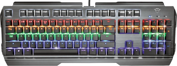 Клавиатура проводная Trust GXT 877 Scarr Mechanical Cherry MX Red Linear USB (TR22511) - Фото 1 Клавиатура проводная Trust GXT 877 Scarr Mechanical Cherry MX Red Linear USB (TR22511) - изображение 1