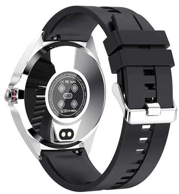 Smartwatch Kumi GW16T Srebrny (GW16TS) - obraz 3