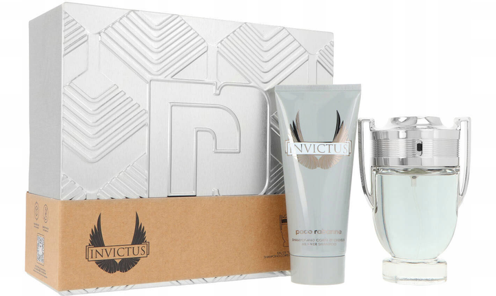 Zestaw Paco Rabanne Invictus Woda toaletowa 100 ml + Żel pod prysznic 100 ml (3349668608102) - obraz 1