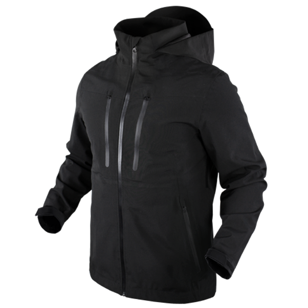 Хардшел дощовик Condor Aegis Hardshell Jacket 101083 Medium, Чорний - зображення 1