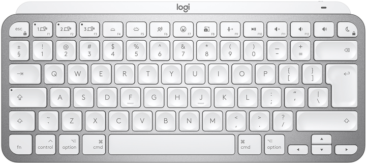 Klawiatura bezprzewodowa Logitech MX Keys Mini For Mac Wireless Illuminated Pale Grey (920-010526) - obraz 1
