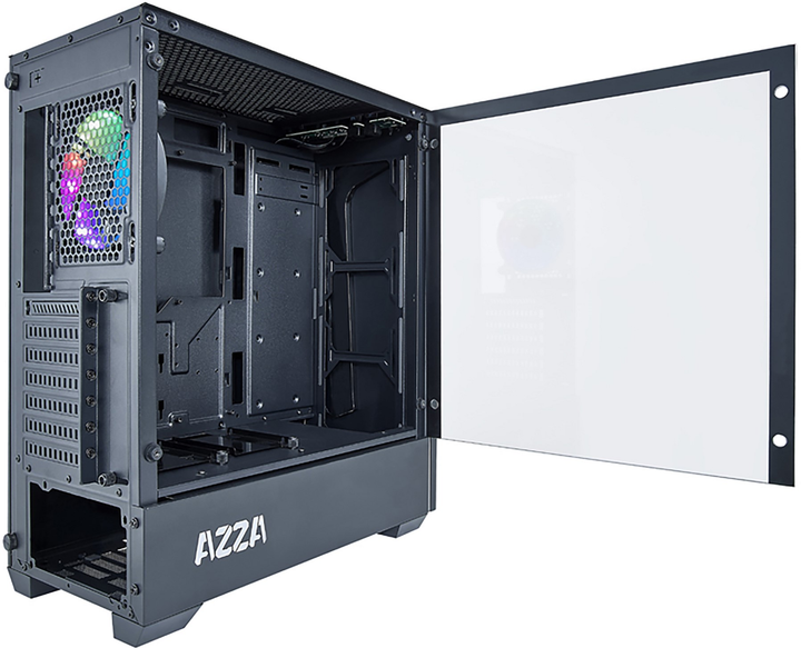 Obudowa AZZA APOLLO 430B DF2 Czarna - obraz 5