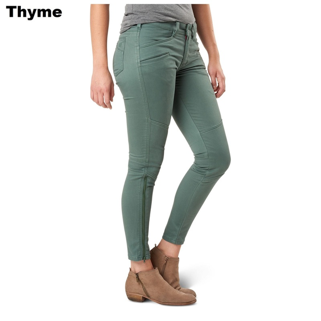 Завужені жіночі тактичні джинси 5.11 Tactical WYLDCAT PANT 64019 6 Regular, Thyme - зображення 2