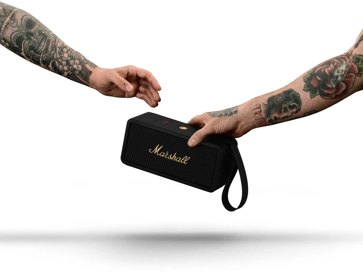 Портативная колонка Marshall Middleton 60W Black and Brass