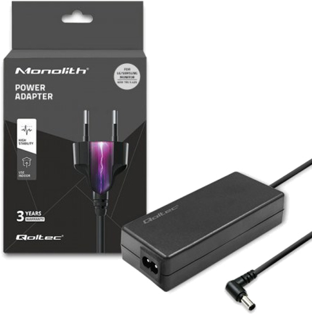 Блок живлення Qoltec Indoor 65 W Black (5901878510293) - зображення 4
