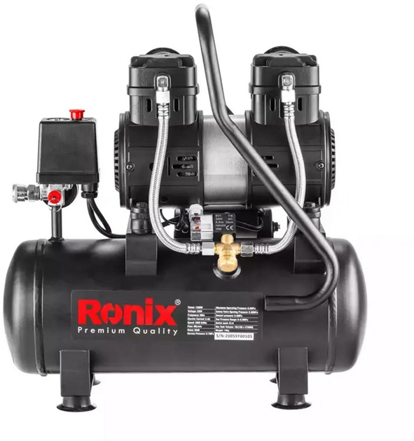 Компрессор воздушный Ronix RC-1012 10 л 1280 Вт - изображение 3