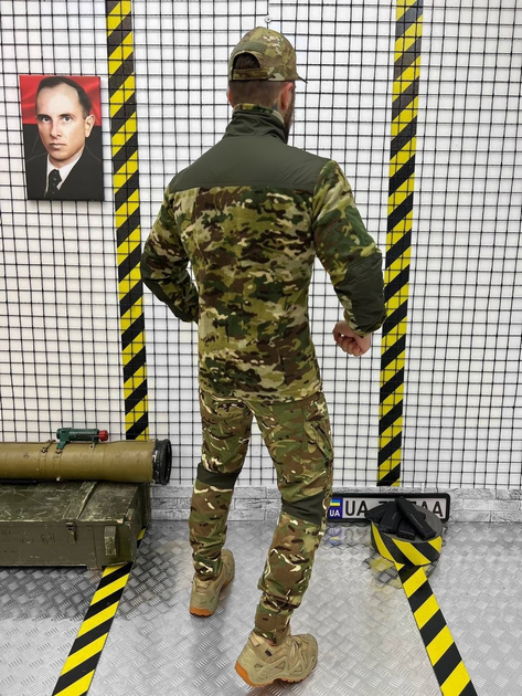 Тактичний військовий комплект Combo ( Фліска + Поло + Штани ), Камуфляж: Мультикам, Розмір: XL - зображення 2