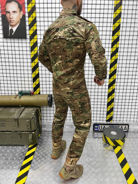 Тактический военный комплект F16 ( Китель + Штаны ), Камуфляж: Мультикам, Размер: M - изображение 2