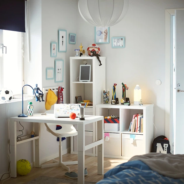 あんゆん　オフホワイト　イケアコラボ Стеллаж IKEA KALLAX белый 4 ячейки 202.758.14 – купить онлайн на