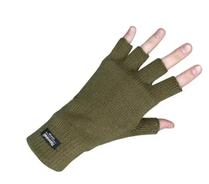 Перчатки без пальцев Mil-tec Thinsulate Olive 12540001 - изображение 1
