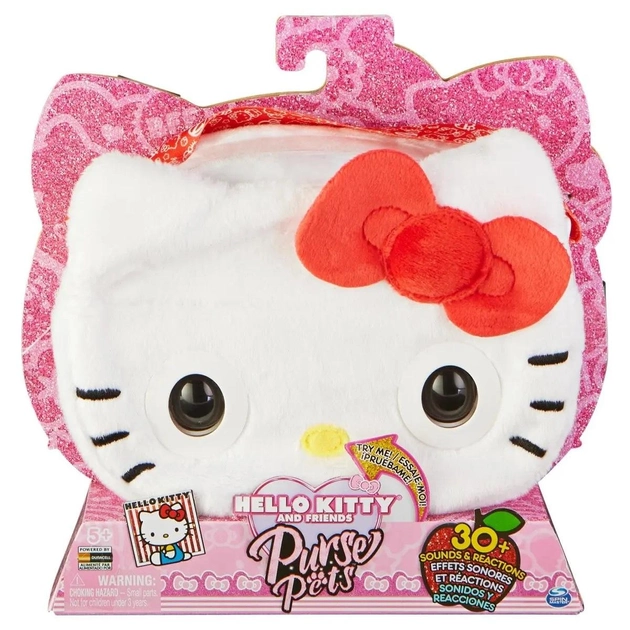 Interaktywna torebka Spin Master Sanrio Purse Pets Hello Kitty (5903076510181) - obraz 1