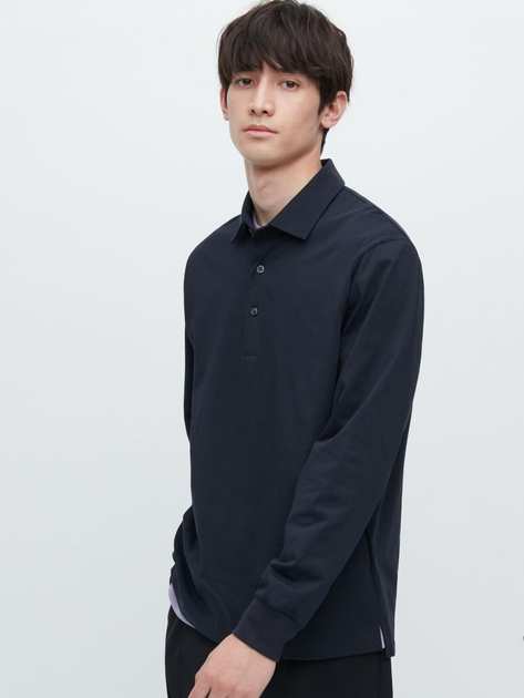 Поло довге чоловіче Uniqlo 941464163 XS Синє від Rozetka на платформі USKIDKA Акція на Поло довге чоловіче Uniqlo 941464163 XS Синє від Rozetka