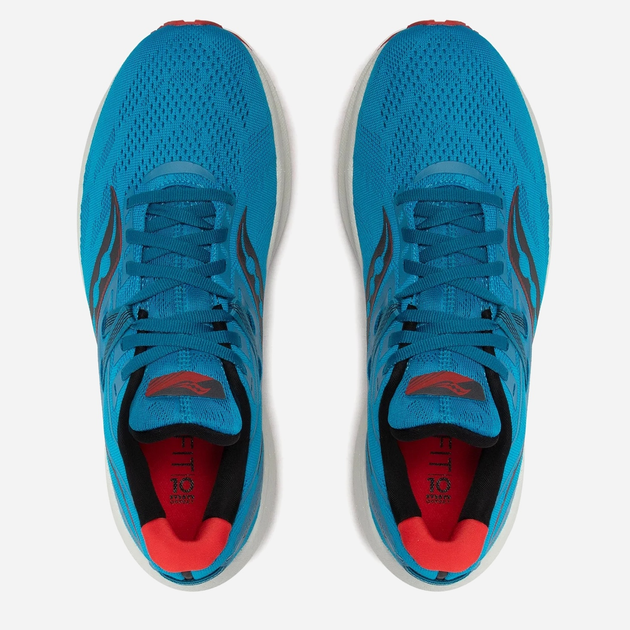 Buty do biegania męskie Saucony Triumph 20 S20759-31 44 (10US) 28 cm Niebieski/Czerwony (195018088567) - obraz 4