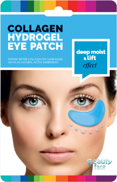 Патчі під очі Beauty Face Collagen Hydrogel Eye Patch 8 г (5902596328634) - зображення 1