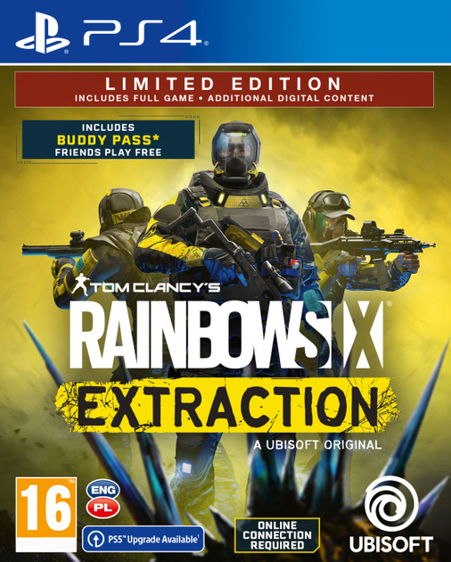 Gra PS4 Tom Clancy's Rainbow Six Extraction Limit. Ed. (Blu-ray) (3307216220381) - obraz 1