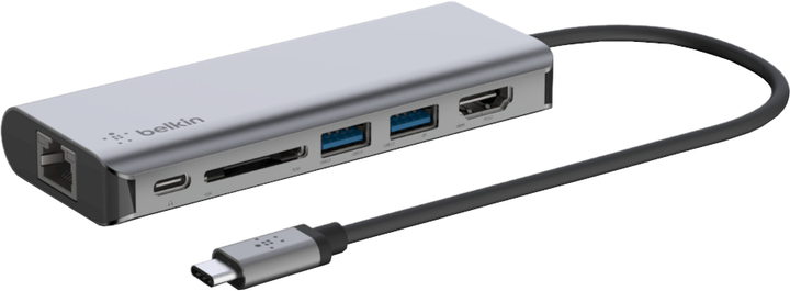 Hub USB Type-C 6 w 1 Belkin (AVC008btSGY) - obraz 1