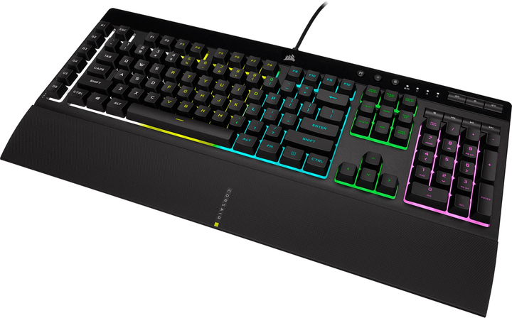 Клавіатура дротова Corsair K55 Pro RGB USB Black (CH-9226765-NA) - зображення 5