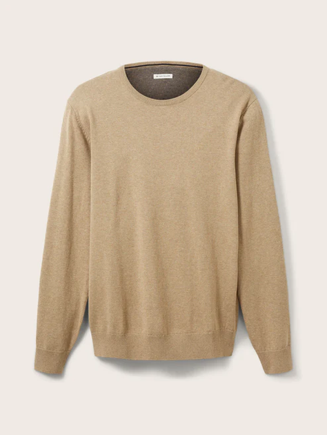 Пуловер Tom Tailor BASIC CRIGHT SPLASHY SAND ME XXXL Бежевий 1027661-30317 - Фото 3 Пуловер Tom Tailor BASIC CRIGHT SPLASHY SAND ME XXXL Бежевий 1027661-30317 - зображення 3