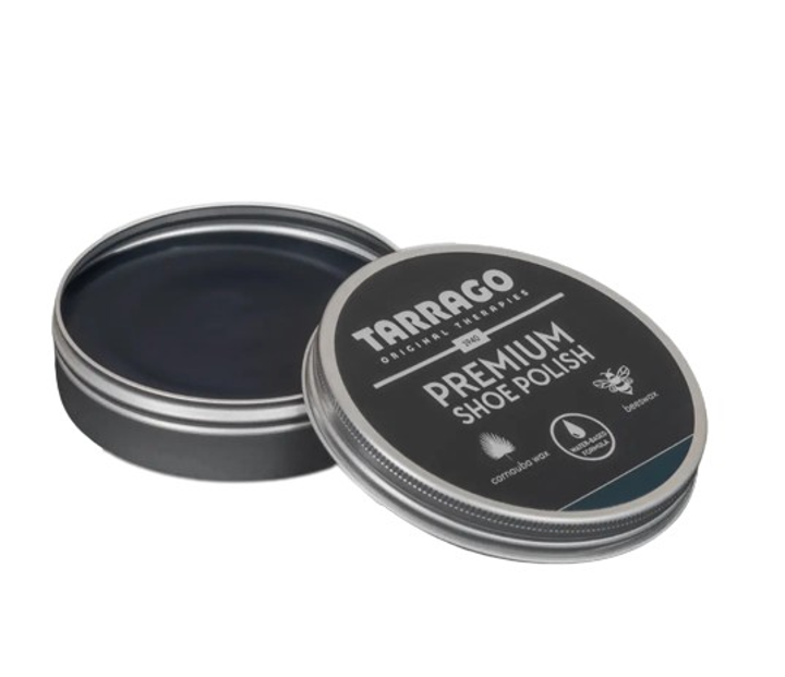 Крем-паста для обуви темно-синяя Tarrago Premium Shoe Polish, 50 мл ...