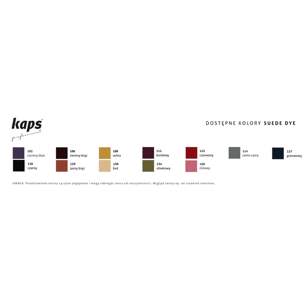 Краска для замши и нубука Kaps Suede Dye 50 мл Красная (04_1_5044_112 ...