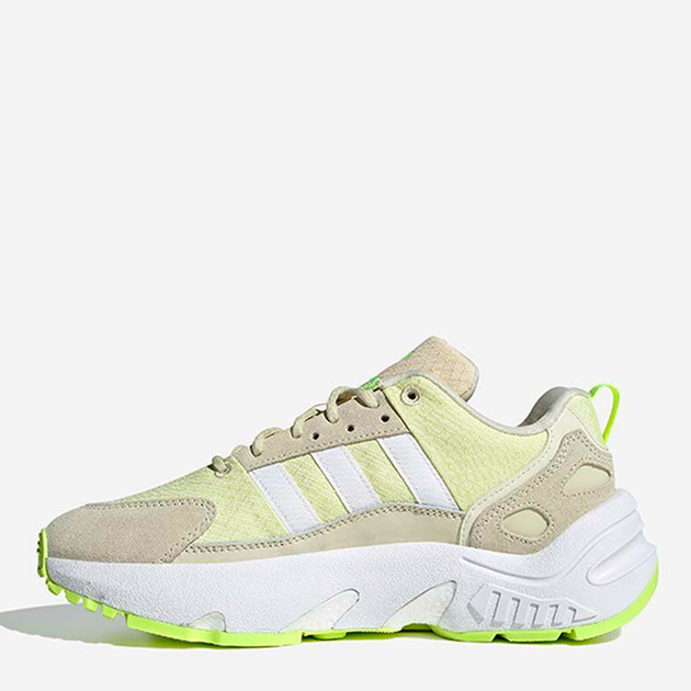 Buty sportowe damskie na platformie do kostki Adidas Originals Zx 22 Boost GW8317 40.5 (7UK) 25.5 cm Zielony/Beżowy (4065418170994) - obraz 2