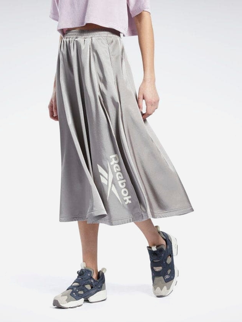Спідниця Reebok Cl W Skirt GJ4946 L Сіра (4064046293853) - зображення 1