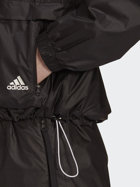 Kurtka wiatrówka damska sportowa adidas W Wndjkt Pbrdy GT3723 L Czarna (4064054782547) - obraz 4