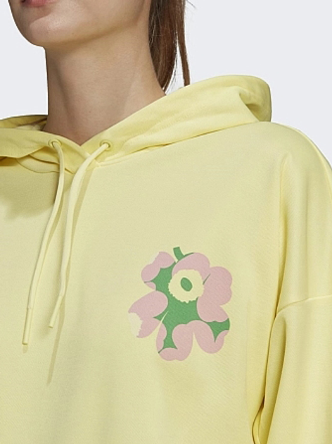 Худі жіноче Adidas Mmk Hoodie HC4186 M Жовте (4065423191236) - зображення 4