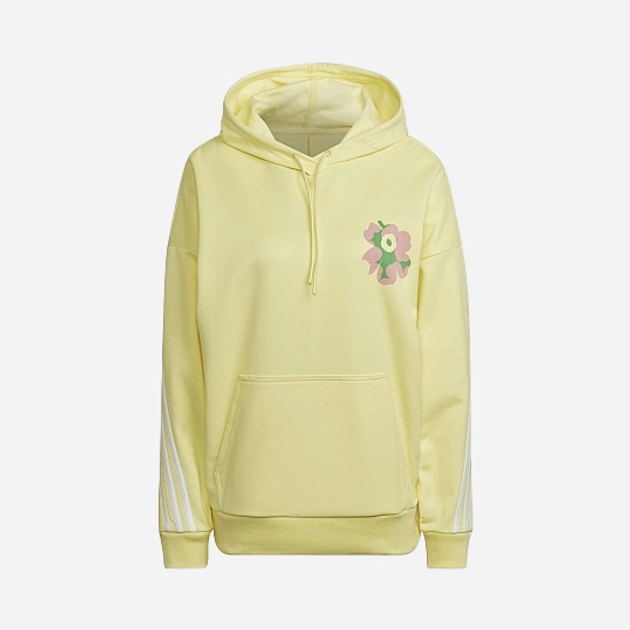 Bluza damska z kapturem kangurka Adidas Mmk HC4186 S Żółta (4065423191274) - obraz 6