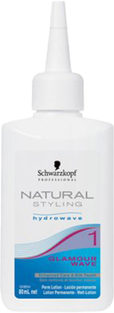 Płyn do trwałej ondulacji Schwarzkopf Natural Styling Hydrowave 1 Glamour Wave 80 ml (4045787131086) - obraz 1