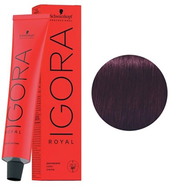 Фарба для волосся Schwarzkopf Igora Royal 0-99 60ml (4045787205800) - зображення 1