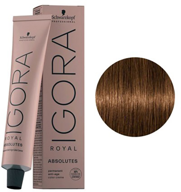 Farba do włosów Schwarzkopf Igora Royal Absolutes 8-60 Jasny blond naturalna czekolada 60ml (4045787380644) - obraz 1