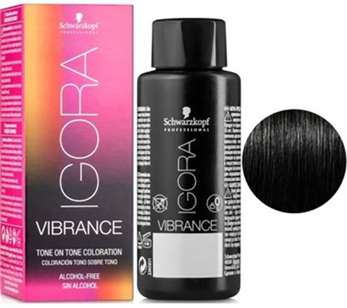 Фарба для волосся Schwarzkopf Igora Vibrance 3-0 Темно-коричневий 60ml (7702045562323) - зображення 1